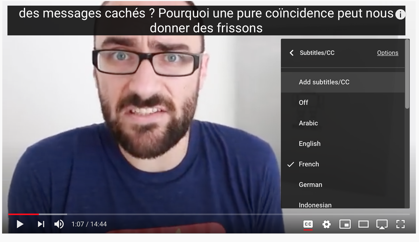 Screenshot of Michael from VSauce