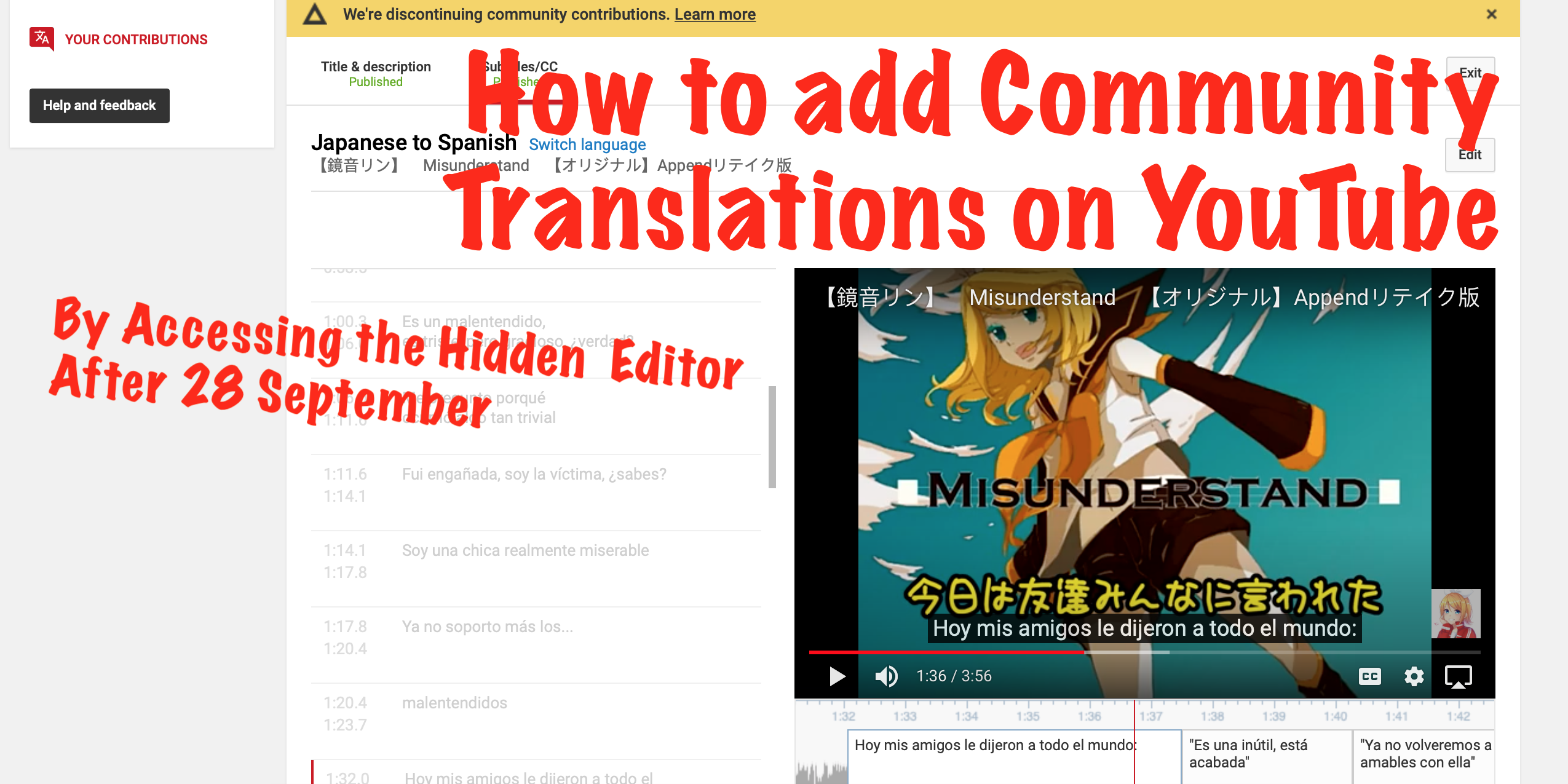 Community Translations After September 28