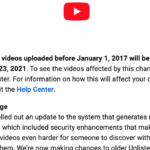 YouTube will Private Old Unlisted Videos Next Month