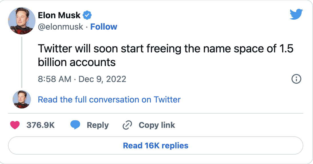 Twitter to Begin Purging Inactive Accounts